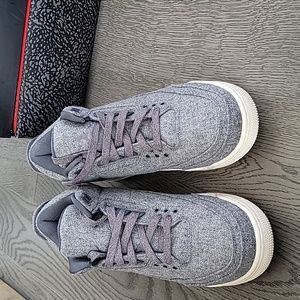 Nike Air Jordan 3 Retro Heather Wool grey Sneakers